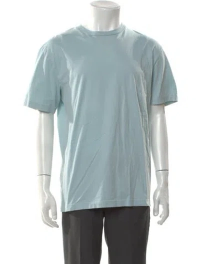 Pre-owned Acne Studios Crew Neck Short Sleeve T-shirt In Blue