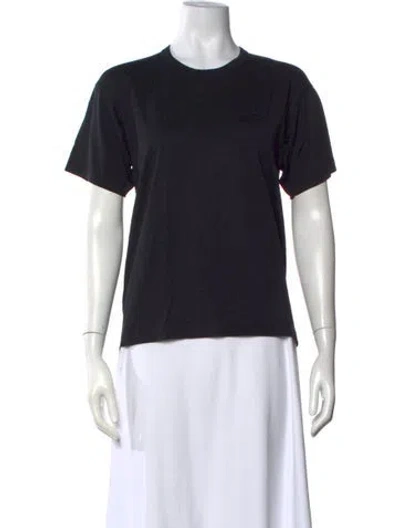 Pre-owned Acne Studios Crew Neck Short Sleeve T-shirt In Blue