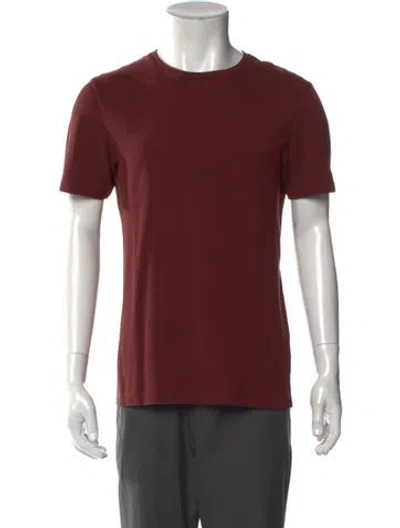 Pre-owned Acne Studios Crew Neck Short Sleeve T-shirt In Brown