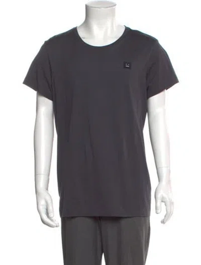 Pre-owned Acne Studios Crew Neck Short Sleeve T-shirt In Gray