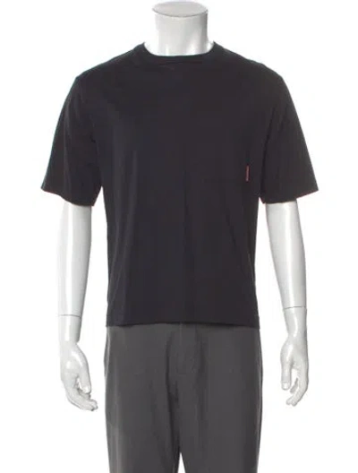 Pre-owned Acne Studios Crew Neck Short Sleeve T-shirt In Gray