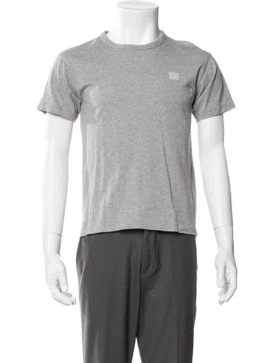 Pre-owned Acne Studios Crew Neck Short Sleeve T-shirt In Gray