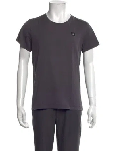 Pre-owned Acne Studios Crew Neck Short Sleeve T-shirt In Gray