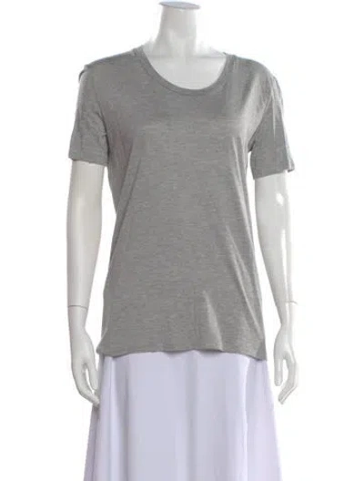 Pre-owned Acne Studios Crew Neck Short Sleeve T-shirt In Gray