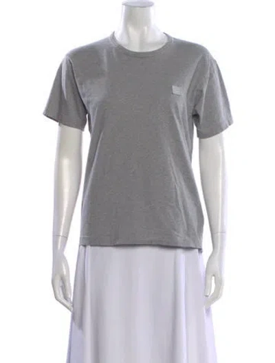 Pre-owned Acne Studios Crew Neck Short Sleeve T-shirt In Gray