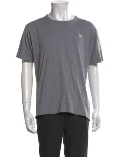 Pre-owned Acne Studios Crew Neck Short Sleeve T-shirt In Gray