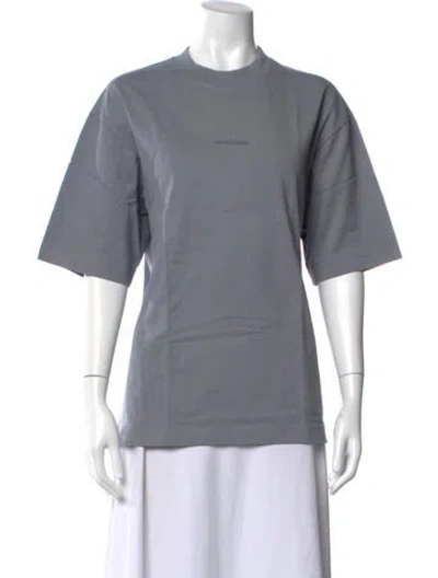 Pre-owned Acne Studios Crew Neck Short Sleeve T-shirt In Gray