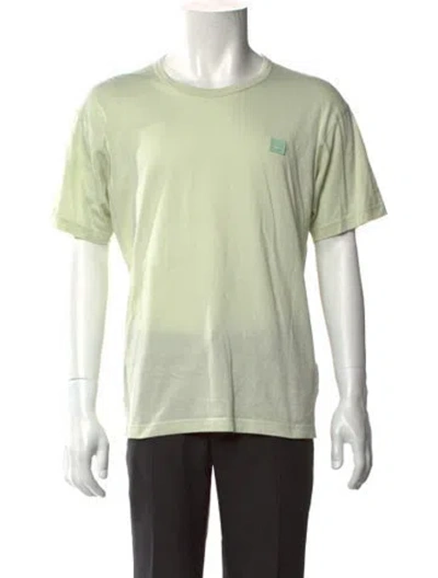 Pre-owned Acne Studios Crew Neck Short Sleeve T-shirt In Green