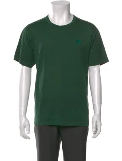 Pre-owned Acne Studios Crew Neck Short Sleeve T-shirt In Green