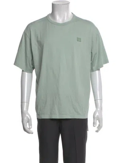 Pre-owned Acne Studios Crew Neck Short Sleeve T-shirt In Green