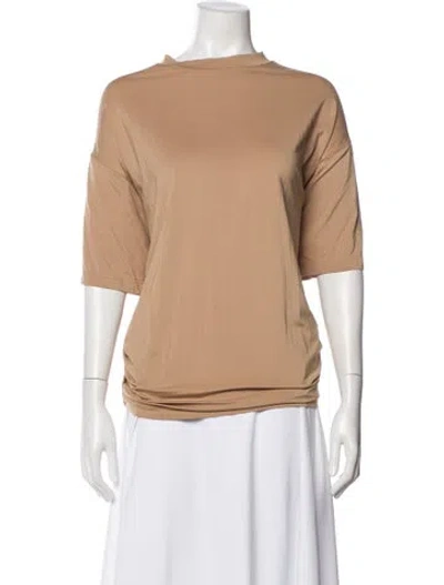 Pre-owned Acne Studios Crew Neck Short Sleeve T-shirt In Neutral
