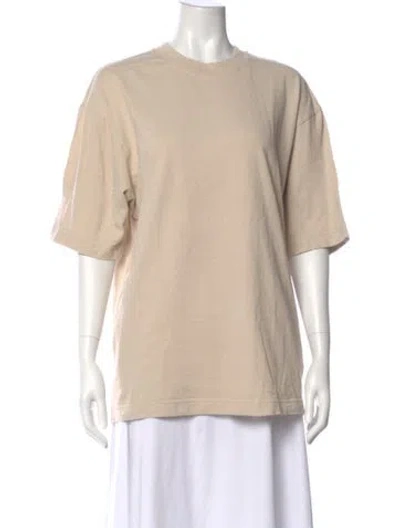 Pre-owned Acne Studios Crew Neck Short Sleeve T-shirt In Neutral