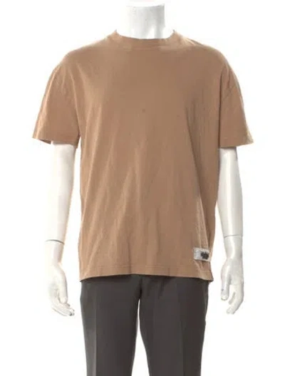 Pre-owned Acne Studios Crew Neck Short Sleeve T-shirt In Neutral