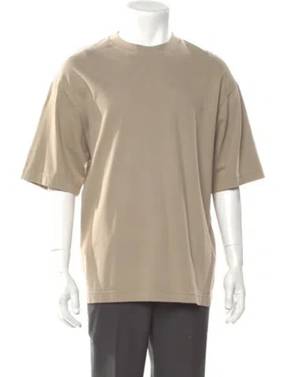 Pre-owned Acne Studios Crew Neck Short Sleeve T-shirt In Neutral