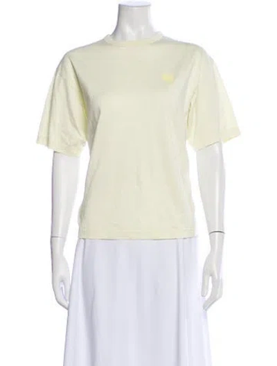 Pre-owned Acne Studios Crew Neck Short Sleeve T-shirt In Neutral