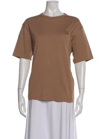 Pre-owned Acne Studios Crew Neck Short Sleeve T-shirt In Neutral