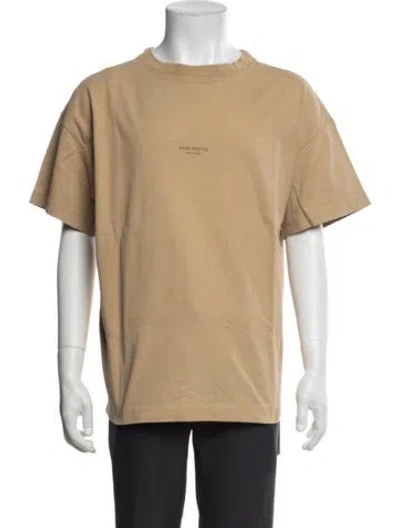 Pre-owned Acne Studios Crew Neck Short Sleeve T-shirt In Neutrals