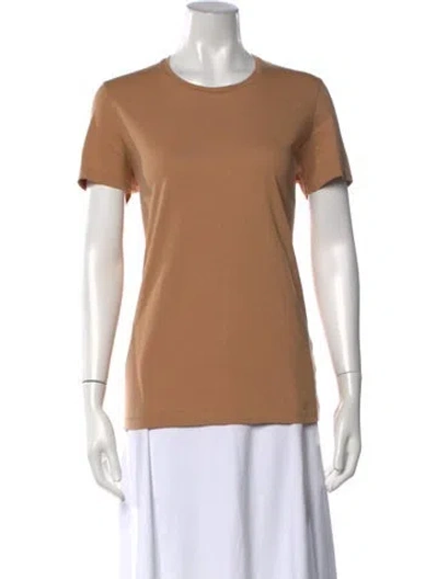 Pre-owned Acne Studios Crew Neck Short Sleeve T-shirt In Neutrals