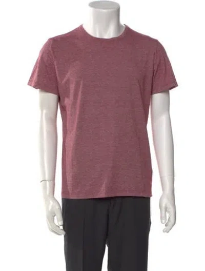 Pre-owned Acne Studios Crew Neck Short Sleeve T-shirt In Pink