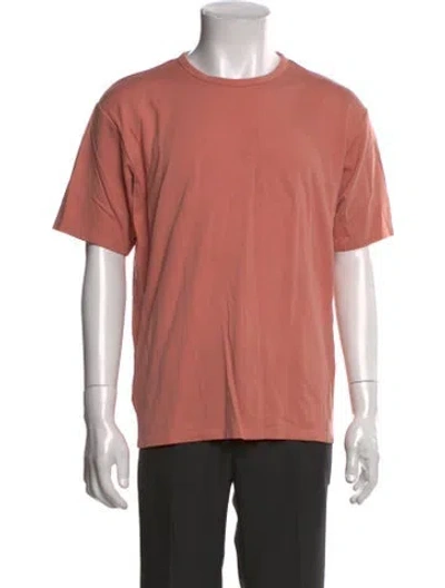 Pre-owned Acne Studios Crew Neck Short Sleeve T-shirt In Pink