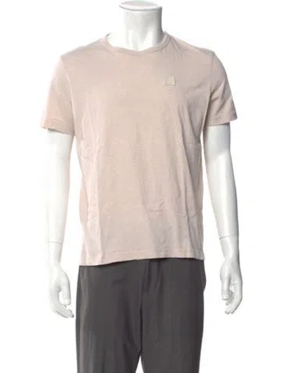 Pre-owned Acne Studios Crew Neck Short Sleeve T-shirt In Pink
