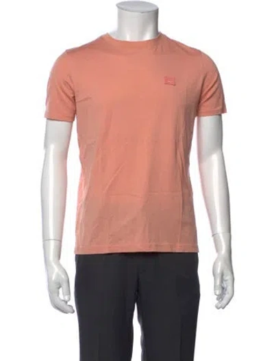 Pre-owned Acne Studios Crew Neck Short Sleeve T-shirt In Pink