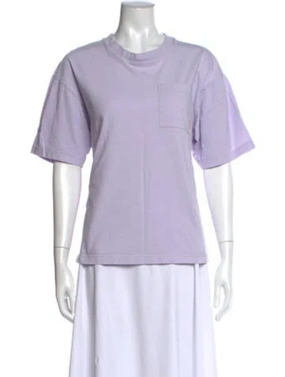 Pre-owned Acne Studios Crew Neck Short Sleeve T-shirt In Purple