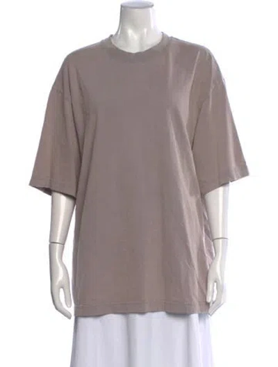 Pre-owned Acne Studios Crew Neck Short Sleeve T-shirt In Purple