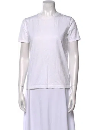 Pre-owned Acne Studios Crew Neck Short Sleeve T-shirt In White