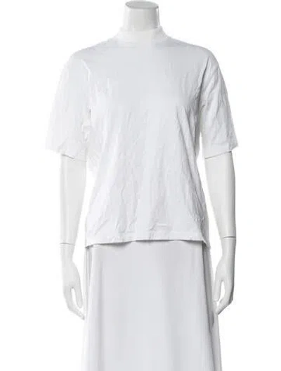 Pre-owned Acne Studios Crew Neck Short Sleeve T-shirt In White