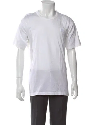 Pre-owned Acne Studios Crew Neck Short Sleeve T-shirt In White