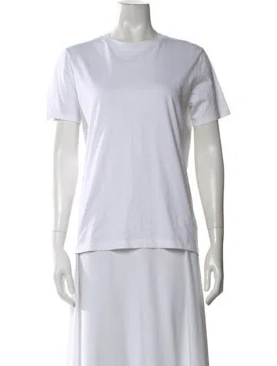 Pre-owned Acne Studios Crew Neck Short Sleeve T-shirt In White