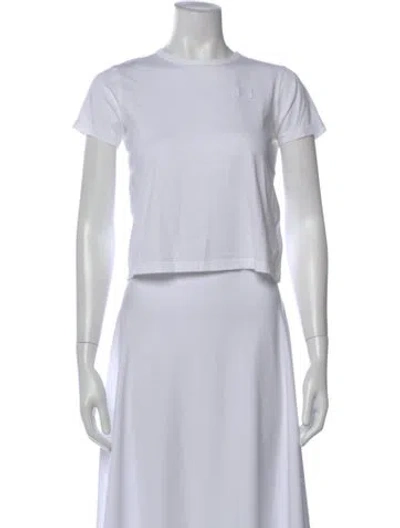 Pre-owned Acne Studios Crew Neck Short Sleeve T-shirt In White