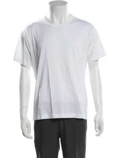 Pre-owned Acne Studios Crew Neck Short Sleeve T-shirt In White