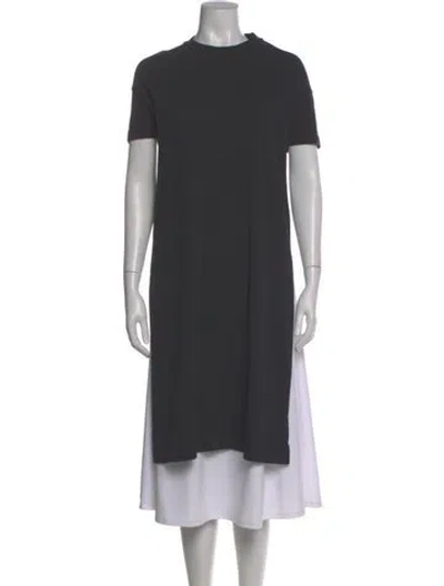 Pre-owned Acne Studios Crew Neck Short Sleeve Tunic In Gray