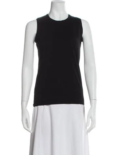Pre-owned Acne Studios Crew Neck Sleeveless Top In Black