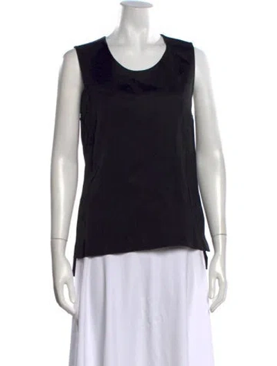 Pre-owned Acne Studios Crew Neck Sleeveless Top In Black