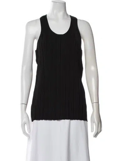 Pre-owned Acne Studios Crew Neck Sleeveless Top In Black