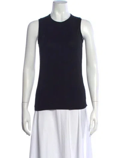 Pre-owned Acne Studios Crew Neck Sleeveless Top In Blue