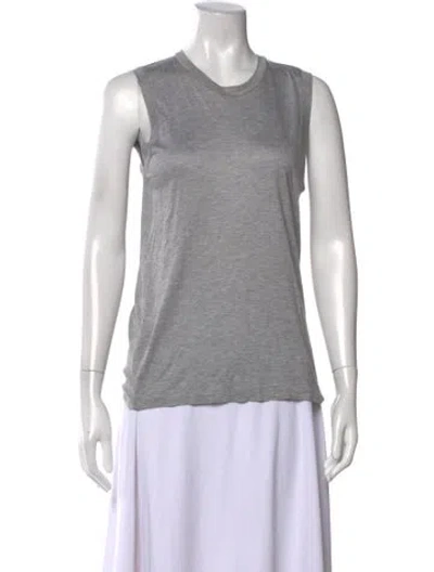 Pre-owned Acne Studios Crew Neck Sleeveless Top In Gray