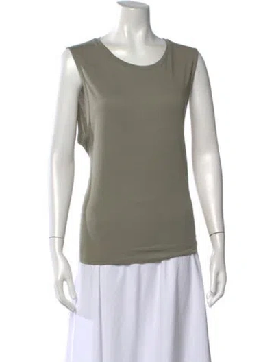 Pre-owned Acne Studios Crew Neck Sleeveless Top In Green