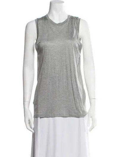 Pre-owned Acne Studios Crew Neck Sleeveless Top In Grey