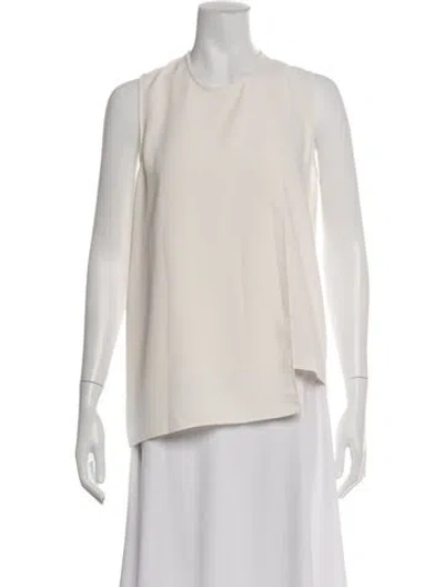 Pre-owned Acne Studios Crew Neck Sleeveless Top In Neutrals