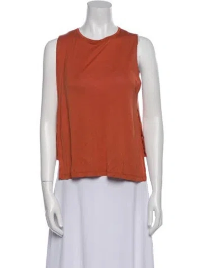 Pre-owned Acne Studios Crew Neck Sleeveless Top In Orange
