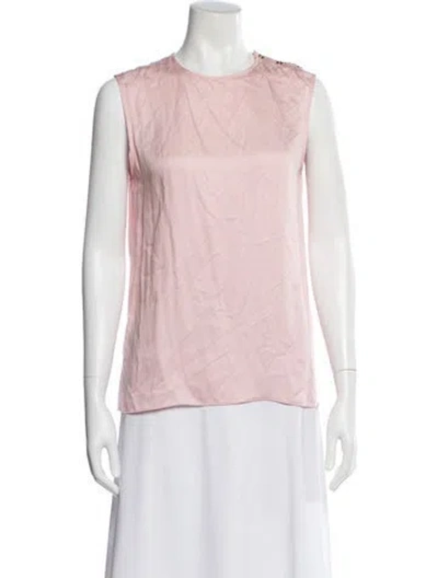 Pre-owned Acne Studios Crew Neck Sleeveless Top In Pink
