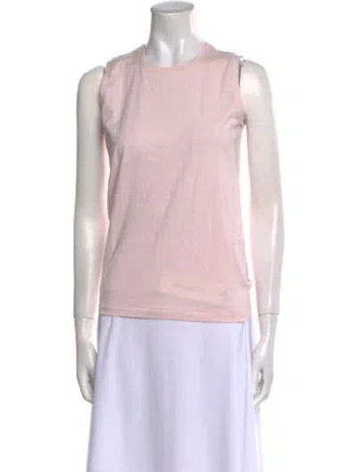 Pre-owned Acne Studios Crew Neck Sleeveless Top In Pink