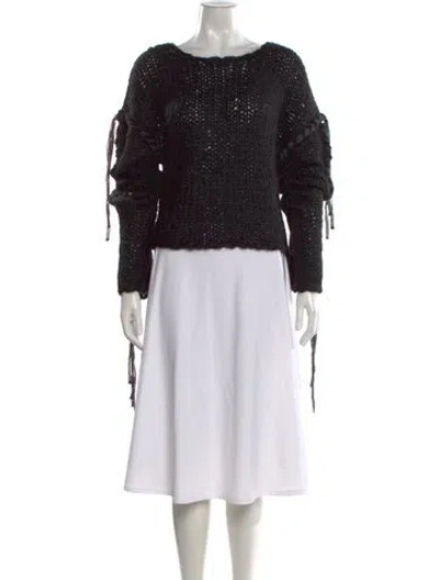 Pre-owned Acne Studios Crew Neck Sweater In Black