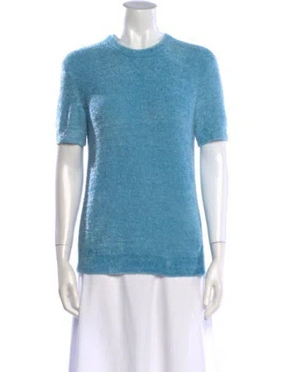 Pre-owned Acne Studios Crew Neck Sweater In Blue