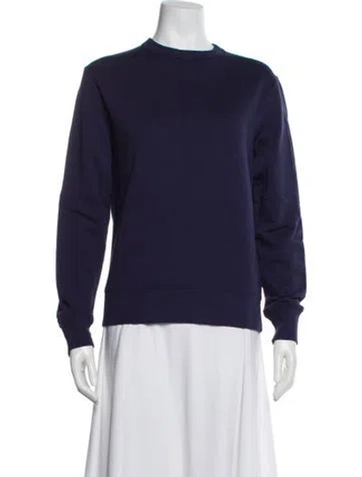 Pre-owned Acne Studios Crew Neck Sweater In Blue