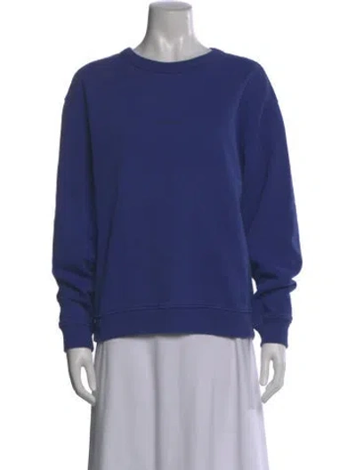 Pre-owned Acne Studios Crew Neck Sweater In Blue